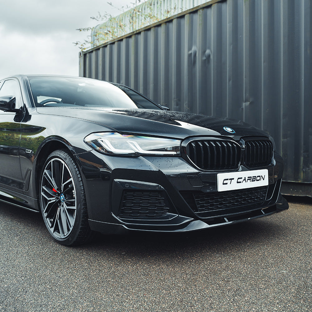 BMW 5 SERIES G30/G31 LCI GLOSS BLACK SPLITTER - V2