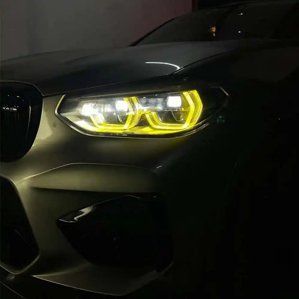 BMW F98 X4M PRE-LCI YELLOW ADAPTIVE DRL MODULE SET (2018-2021)