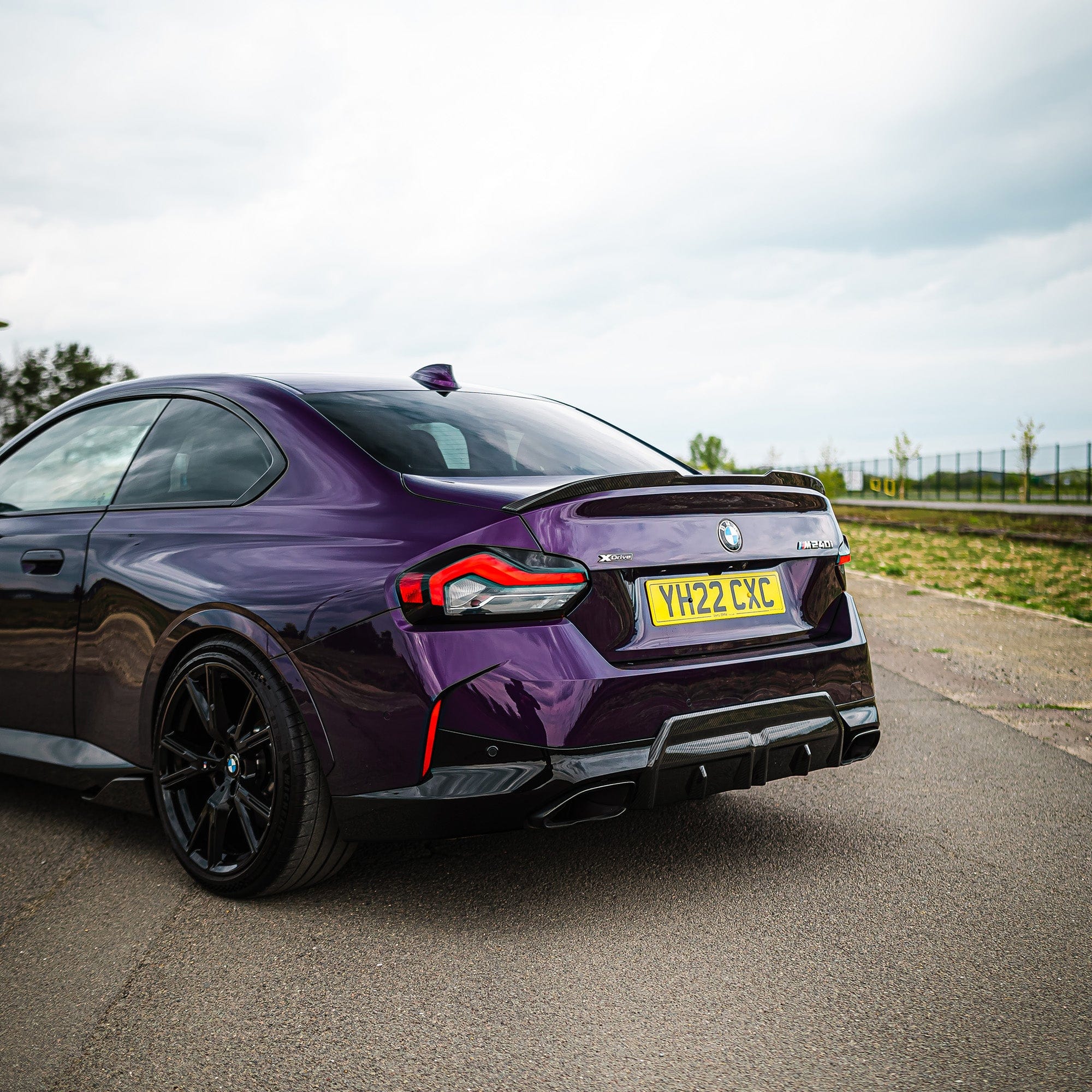 BMW G42 2 SERIES 2022+ CARBON FIBRE DIFFUSER - V1