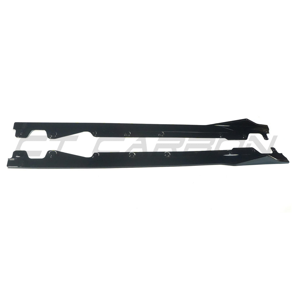 BMW G42 2 SERIES GLOSS BLACK SIDE SKIRTS - V2