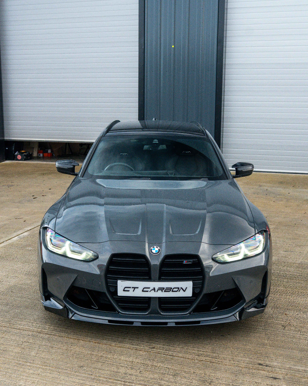 BMW M3 & M4 G80/G81/G82/G83 GLOSS BLACK SPLITTER - V2