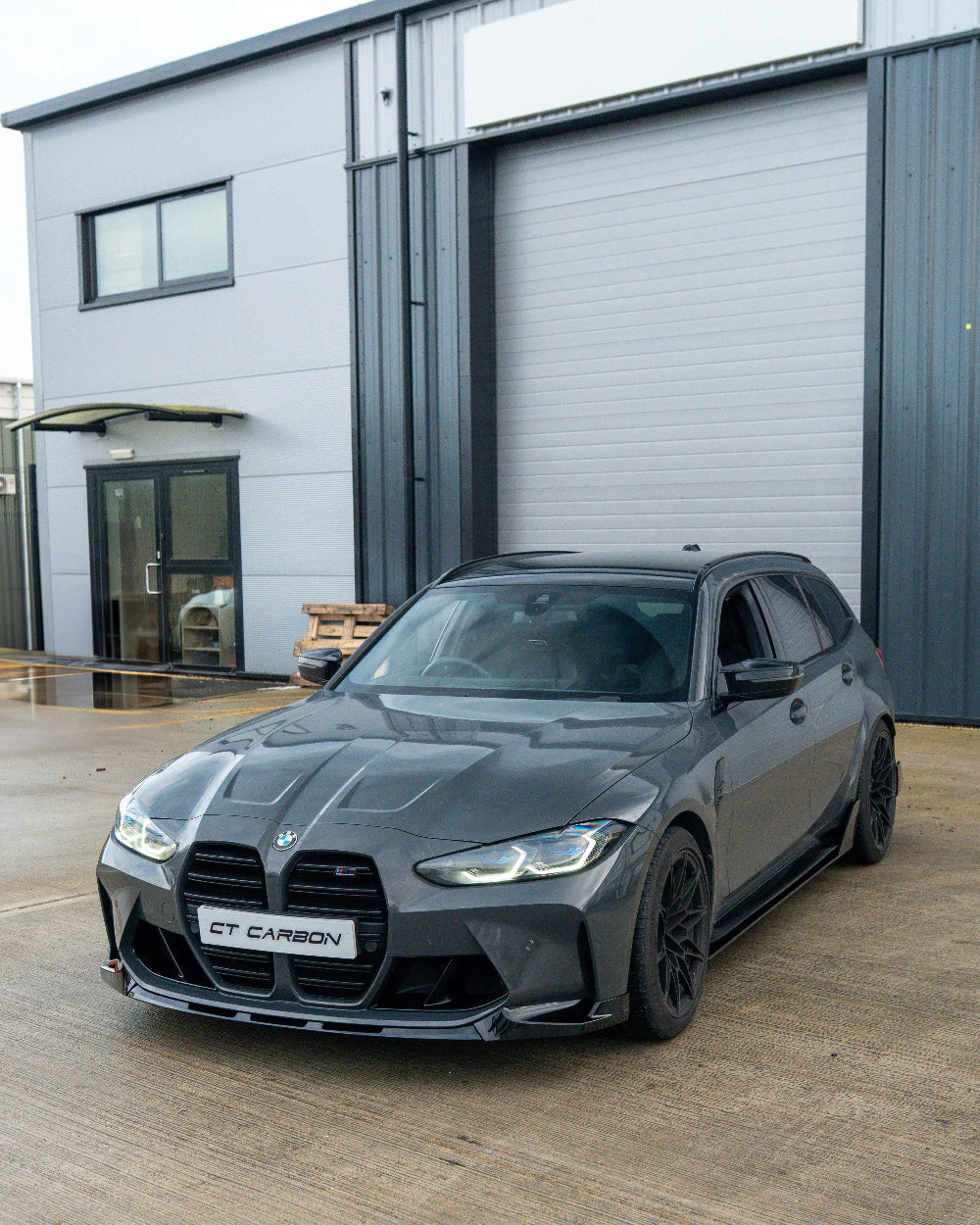 BMW M3 & M4 G80/G81/G82/G83 GLOSS BLACK SPLITTER - V2