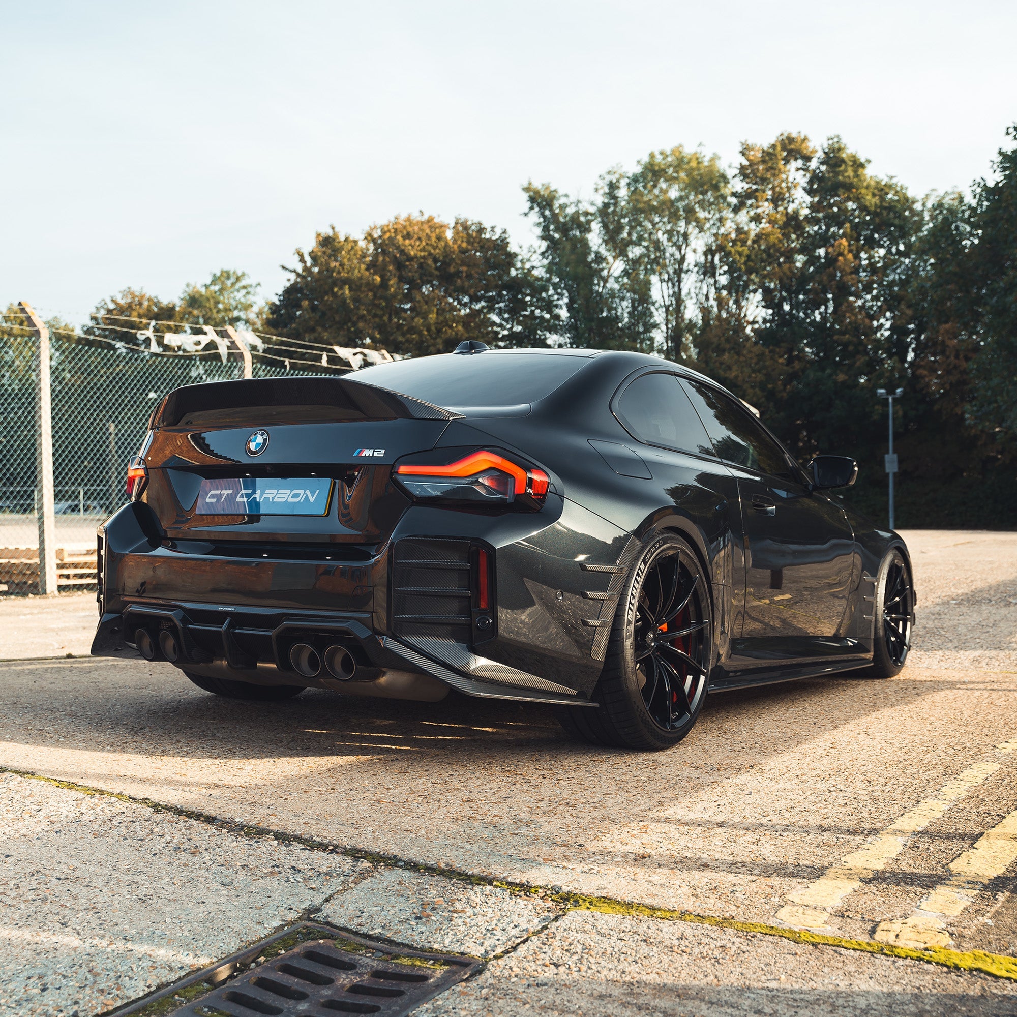 BMW G87 M2 / G42 2 SERIES 2022+ CARBON FIBRE SPOILER - V4 - CT DESIGN