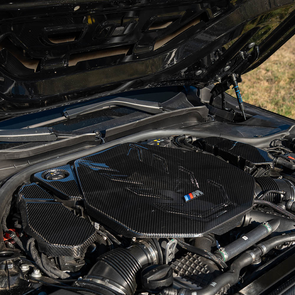 BMW G90 M5 & G99 M5 TOURING 2024+ CARBON FIBRE ENGINE BAY COVERS