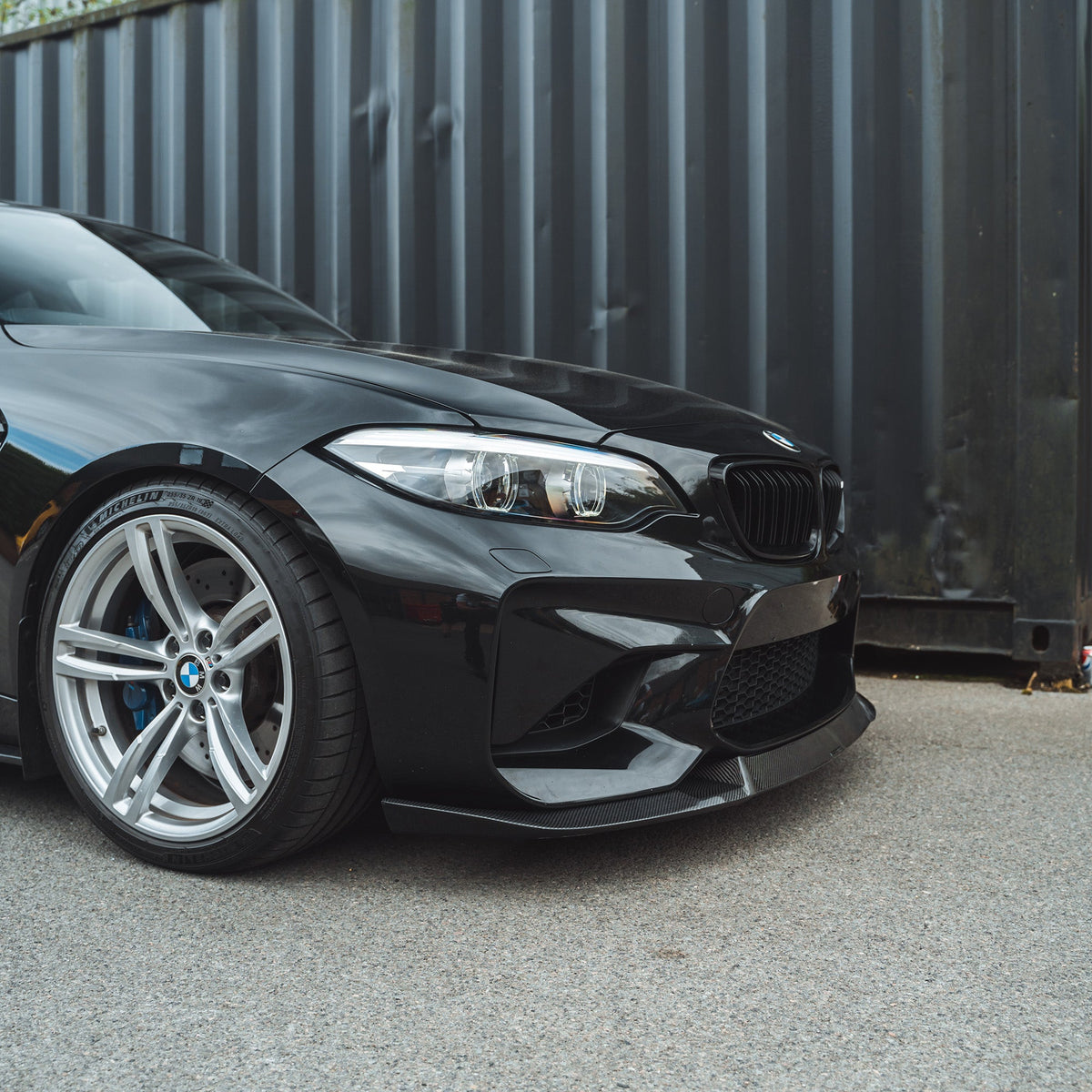 BMW M2 F87 N55(OG) 2015-2017 CARBON FIBRE SPLITTER - V2
