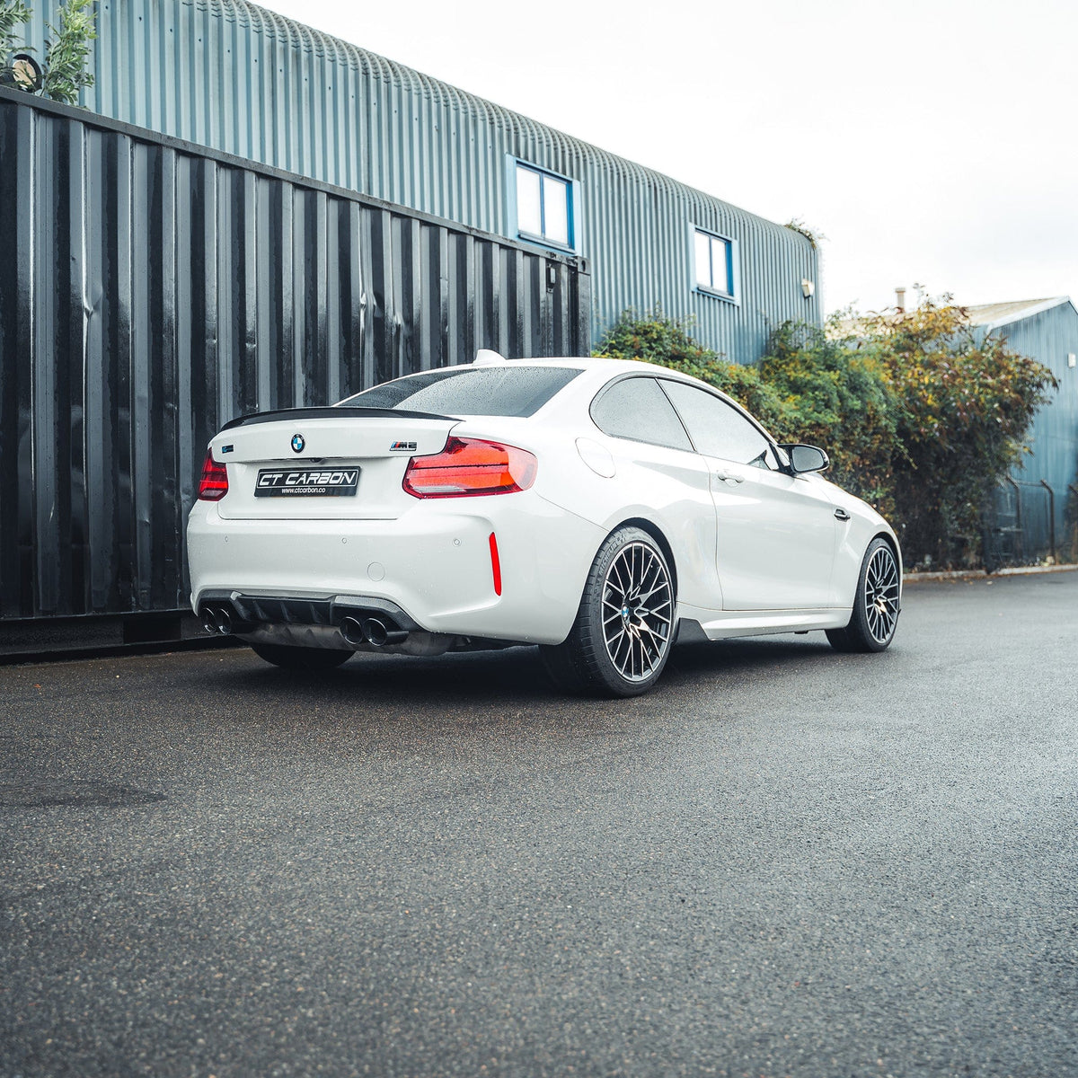 BMW M2/M2C F87 CARBON FIBRE DIFFUSER - V2