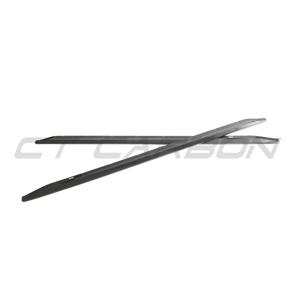 BMW M3 G80/G81 CARBON FIBRE SIDE SKIRT EXTENSIONS - V6