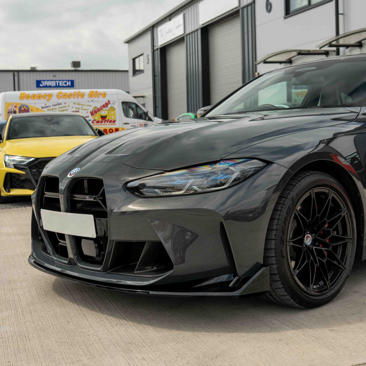 BMW M3 & M4 G80/G81/G82/G83 GLOSS BLACK SPLITTER - V1