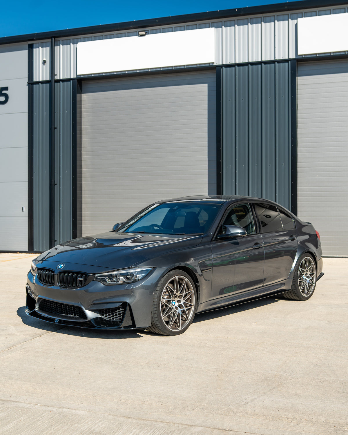 BMW M3/M4 (F80 F82 F83) 2014-2020 GLOSS BLACK SPLITTER - V1