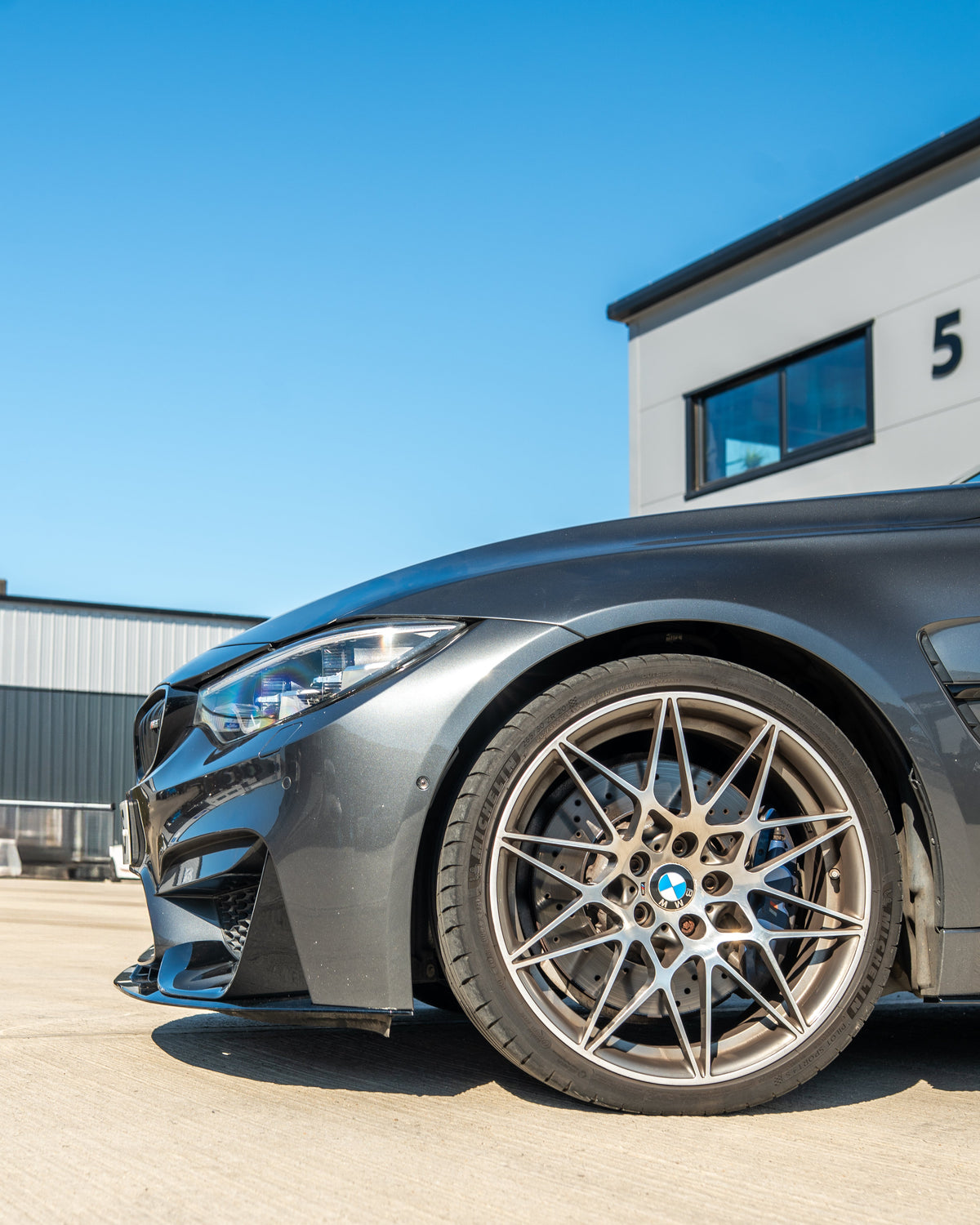 BMW M3/M4 (F80 F82 F83) 2014-2020 GLOSS BLACK SPLITTER - V1