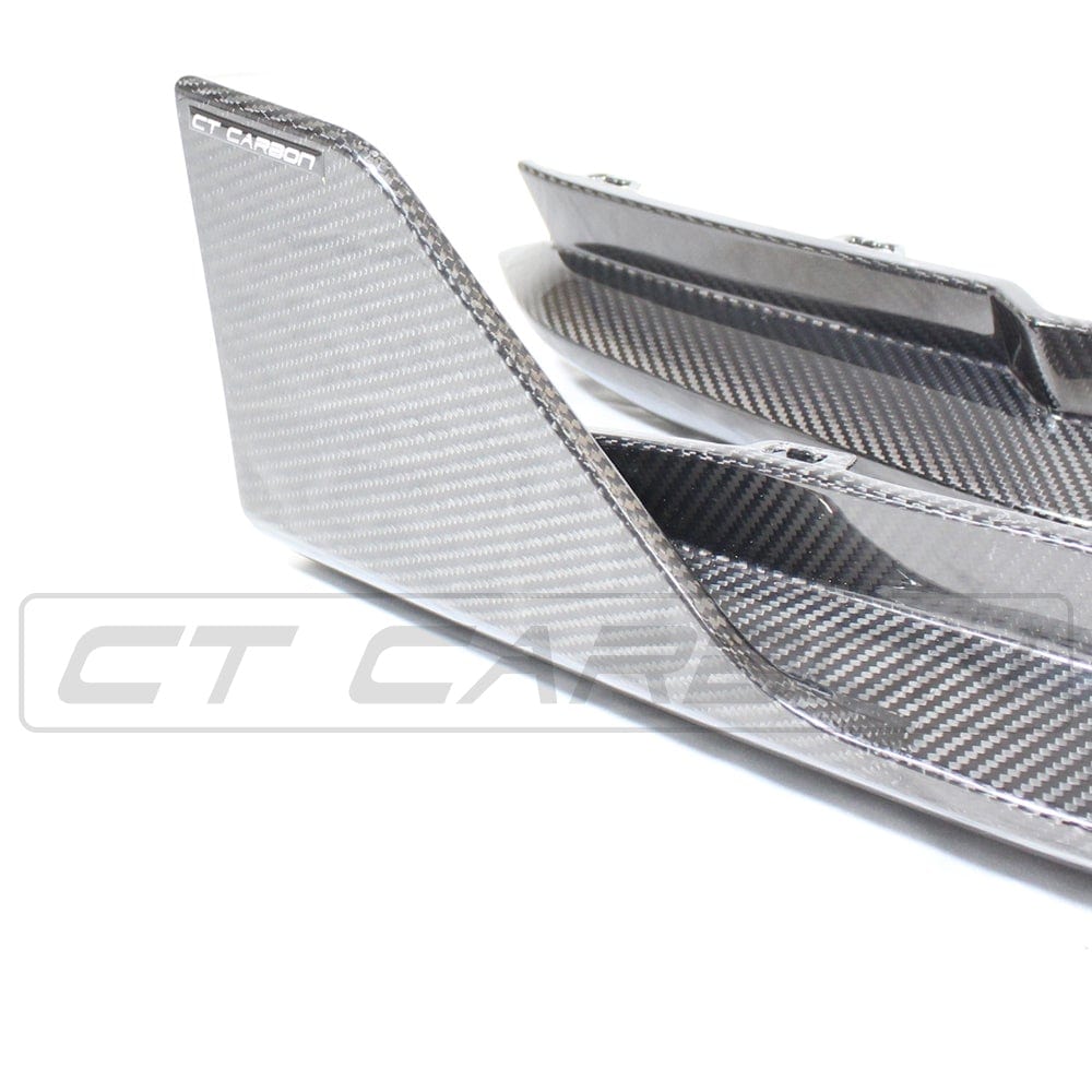 BMW G82/G83 M4 2021+ CARBON FIBRE REAR BUMPER CORNERS - V1