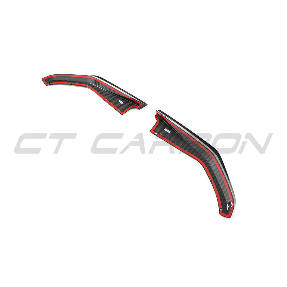BMW M4 G82/G83 CARBON FIBRE REAR CORNER EXTENSIONS - CT DESIGN