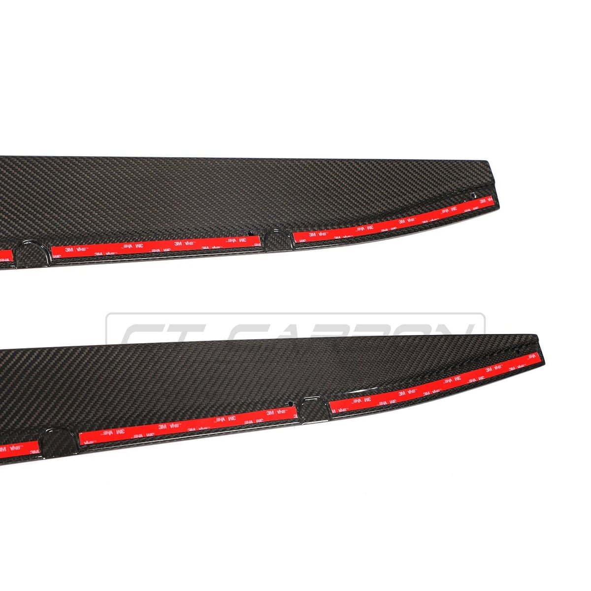 BMW M4 G82/G83 CARBON FIBRE SIDE SKIRT EXTENSIONS V1 - CT DESIGN