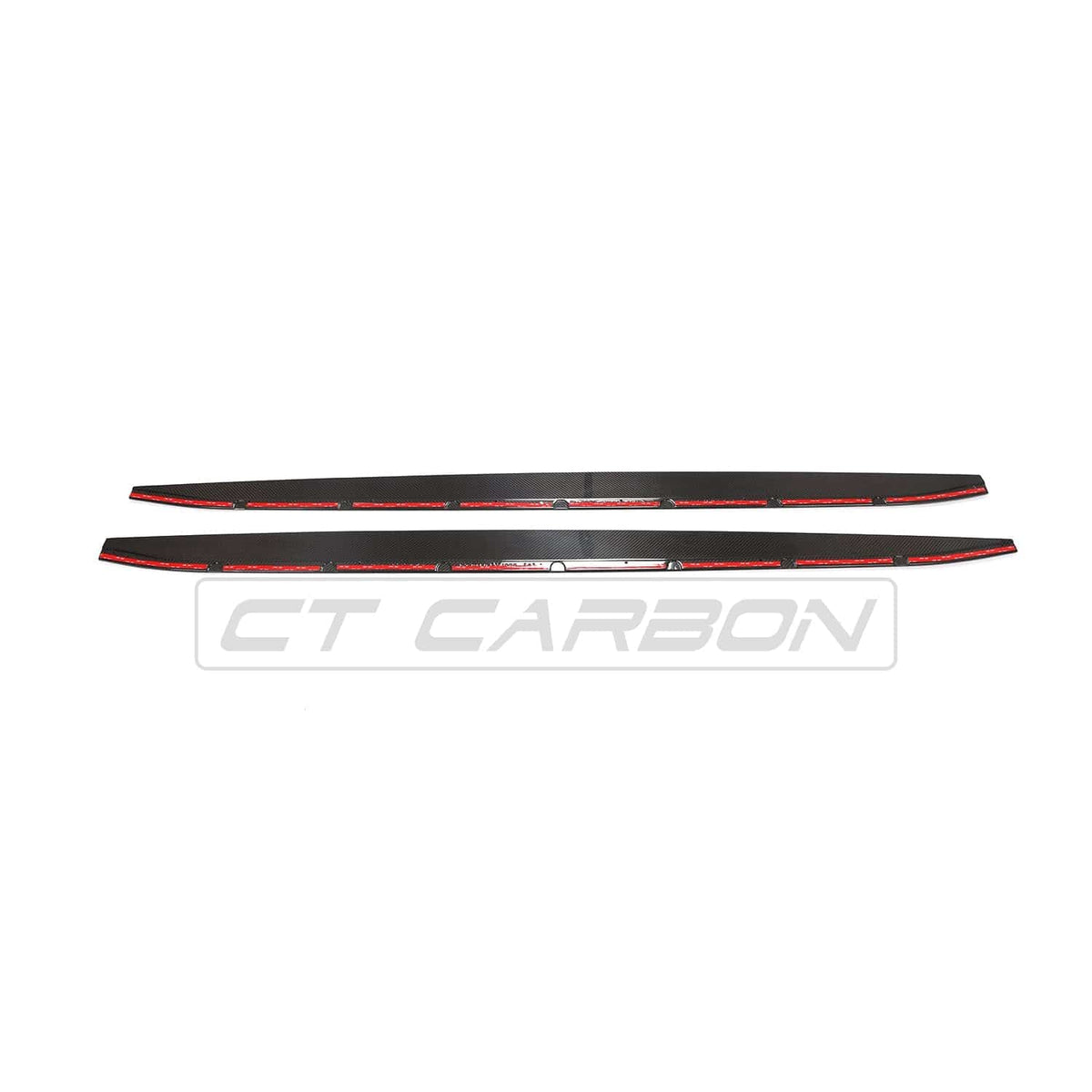 BMW M4 G82/G83 CARBON FIBRE SIDE SKIRT EXTENSIONS V1 - CT DESIGN