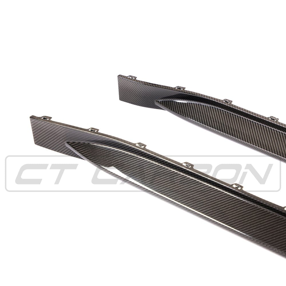 BMW M4 G82/G83 CARBON FIBRE SIDE SKIRT REPLACEMENT & EXTENSION - CT DESIGN