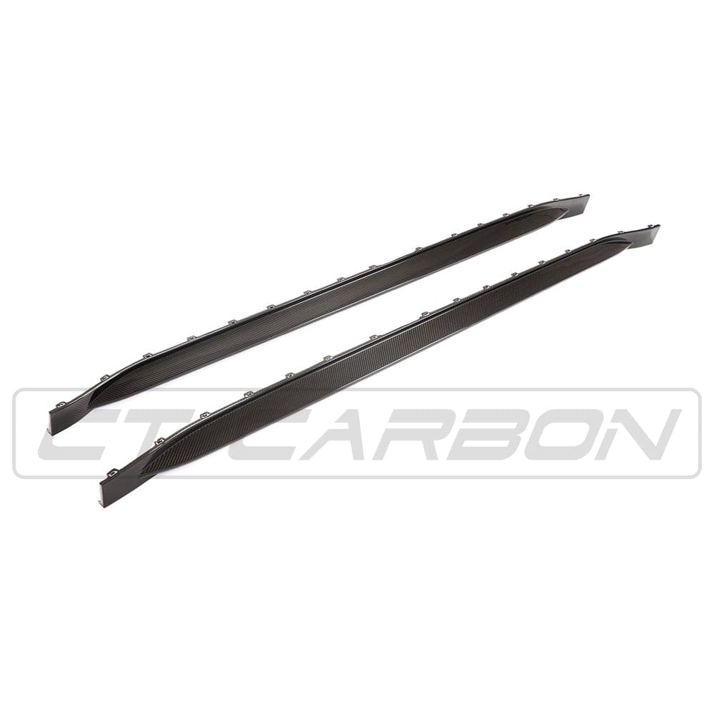 BMW M4 G82/G83 CARBON FIBRE SIDE SKIRT REPLACEMENT & EXTENSION - CT DESIGN