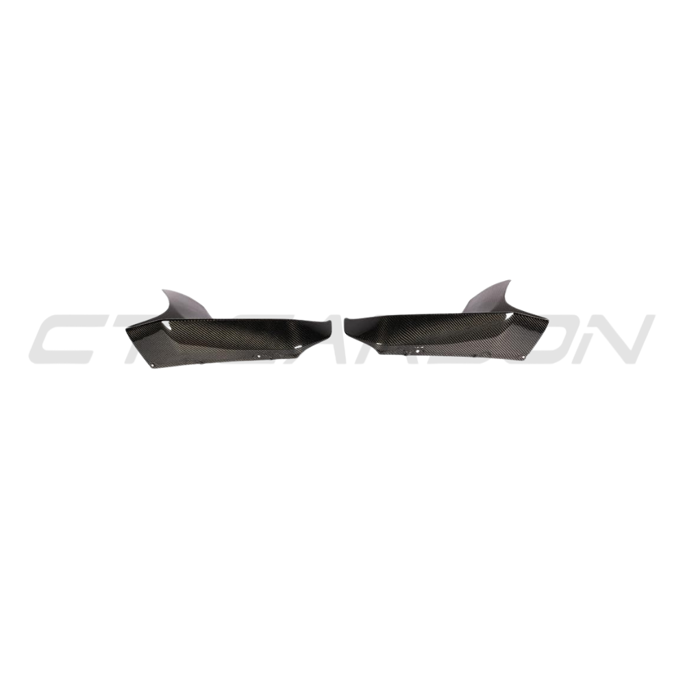 BMW M5 F90 PRE LCI 2017-2020 CARBON FIBRE SPLITTER CORNERS