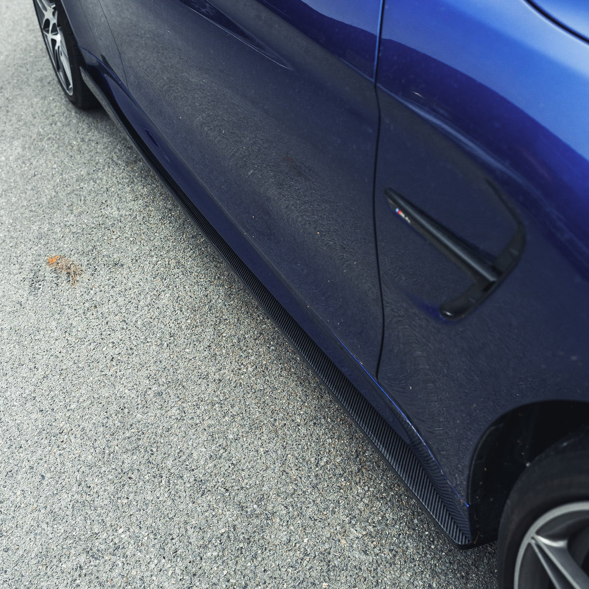 BMW M3/M4 (F80 F82 F83) 2014-2020 CARBON FIBRE SIDE SKIRTS - V2