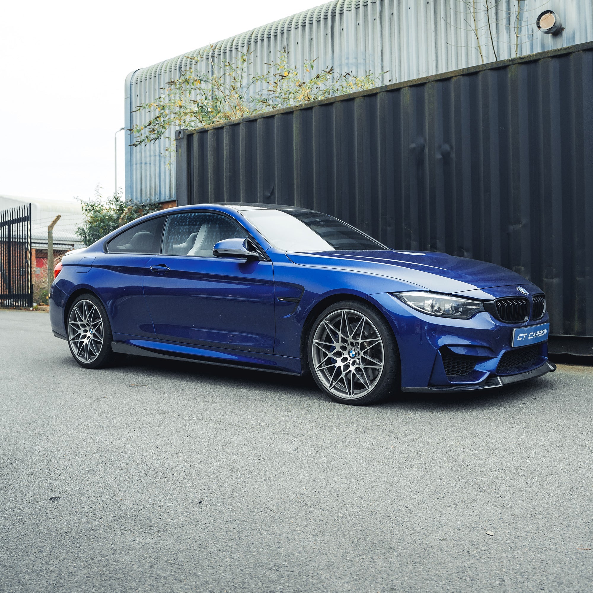 BMW M3/M4 (F80 F82 F83) 2014-2020 CARBON FIBRE SIDE SKIRTS - V2