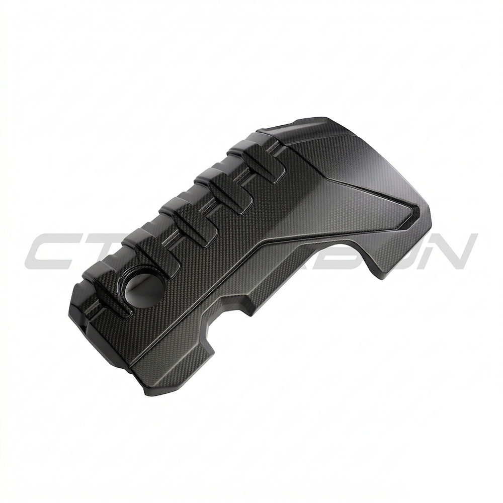 AUDI RS3 8Y 2020+ MATTE CARBON FIBRE ENGINE COVER - CT DESIGN