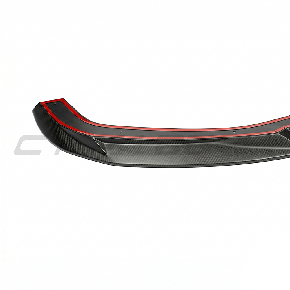AUDI RS3 8Y 2025+ MATTE CARBON FIBRE SPLITTER - CT DESIGN V2