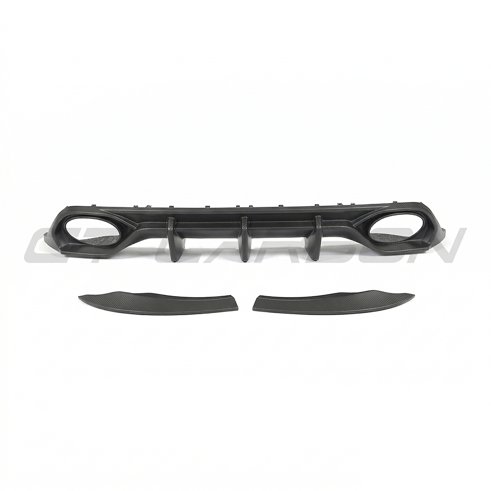 AUDI RS3 8Y 2022-2024 SPORTBACK MATTE CARBON FIBRE DIFFUSER - V1 - CT DESIGN