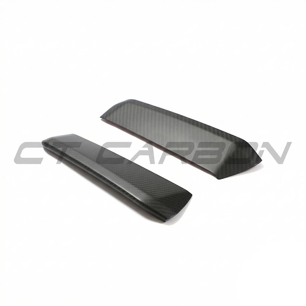 AUDI RS3 8Y 2022-2024 MATTE CARBON FIBRE FRONT BUMPER CORNERS - CT DESIGN