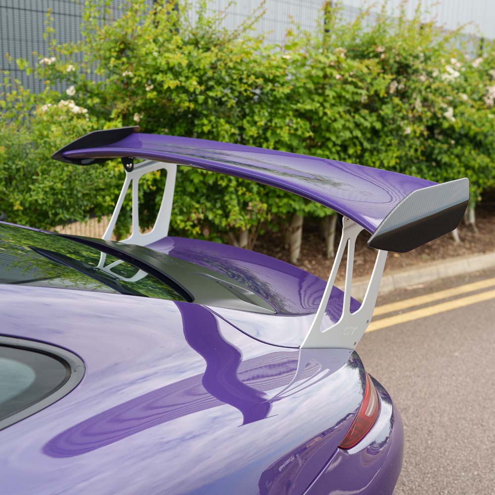 PORSCHE 911 GT2 RS/GT3 RS WING RISERS - SILVER - CT DESIGN