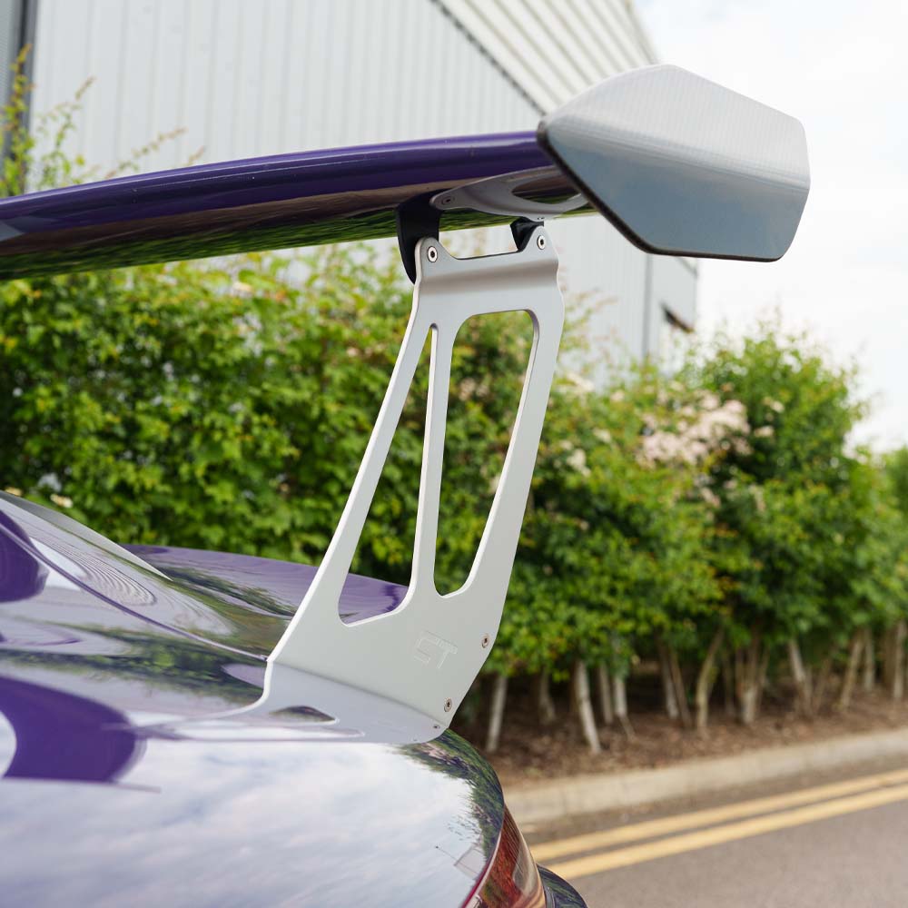 PORSCHE 911 GT2 RS/GT3 RS WING RISERS - SILVER - CT DESIGN