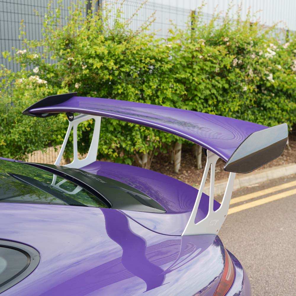 PORSCHE 911 GT2 RS/GT3 RS WING RISERS - SILVER - CT DESIGN