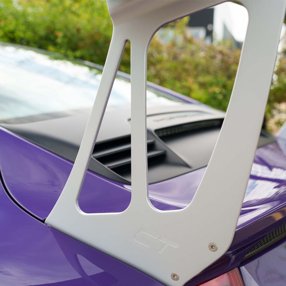 PORSCHE 911 GT2 RS/GT3 RS WING RISERS - SILVER - CT DESIGN