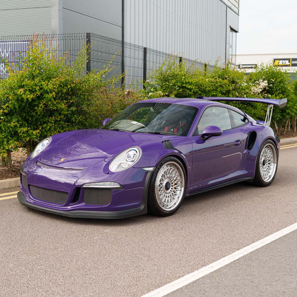 PORSCHE 911 GT2 RS/GT3 RS WING RISERS - SILVER - CT DESIGN