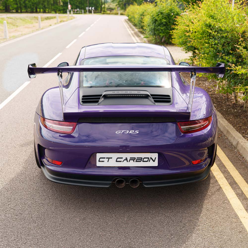 PORSCHE 911 GT2 RS/GT3 RS WING RISERS - SILVER - CT DESIGN