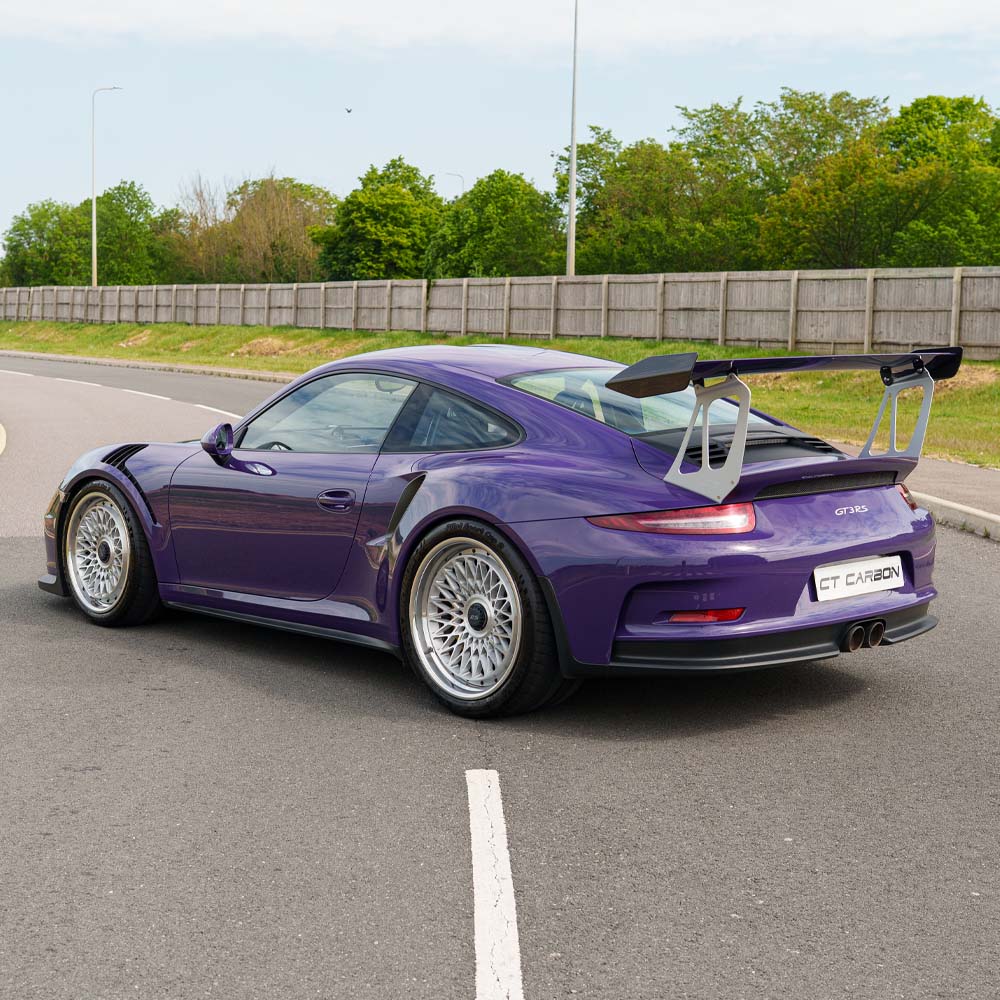 PORSCHE 911 GT2 RS/GT3 RS WING RISERS - SILVER - CT DESIGN