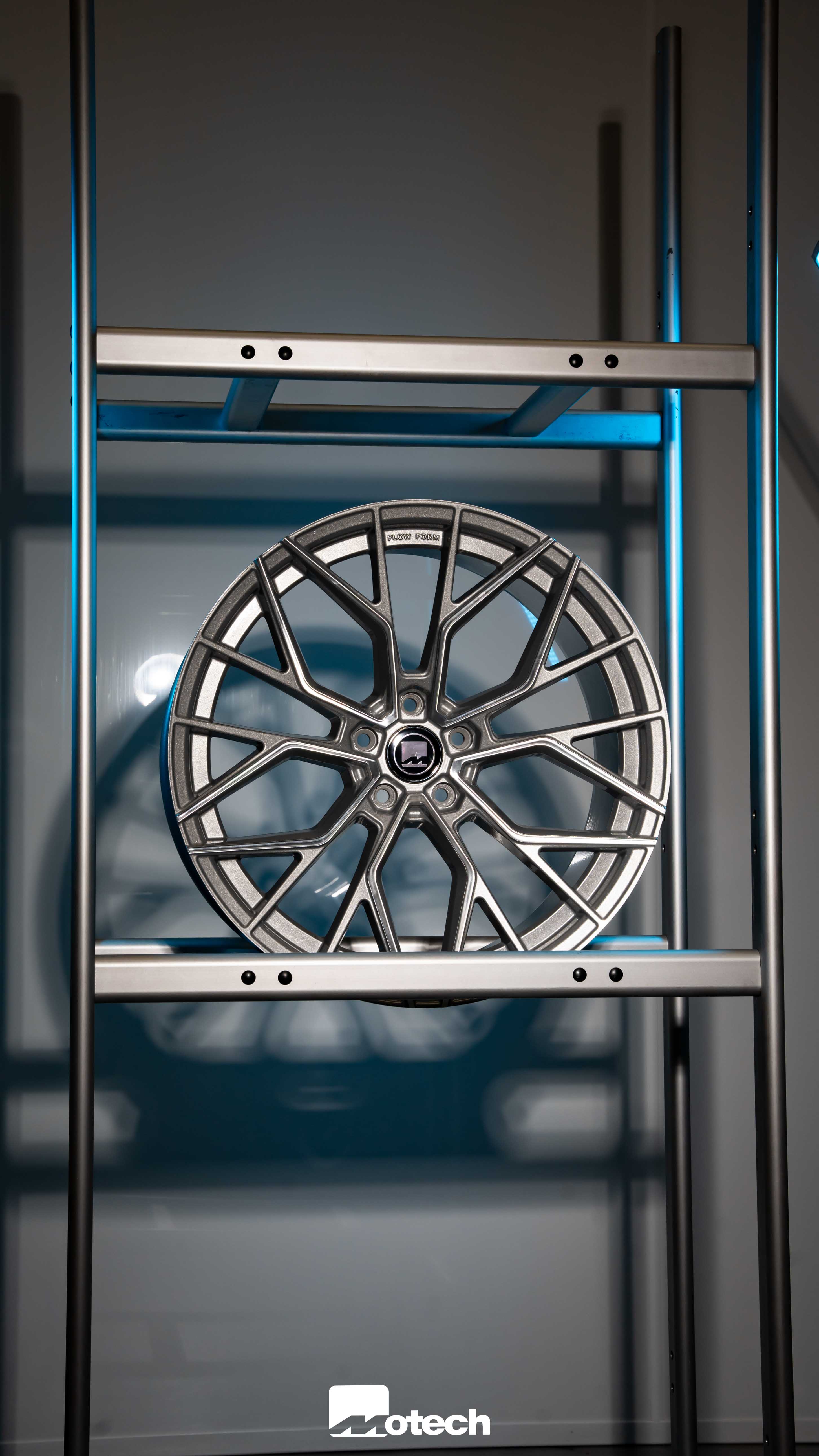 BMW 2 Series M240i G42 M-W3 20" Silver Polished Motech Wheels