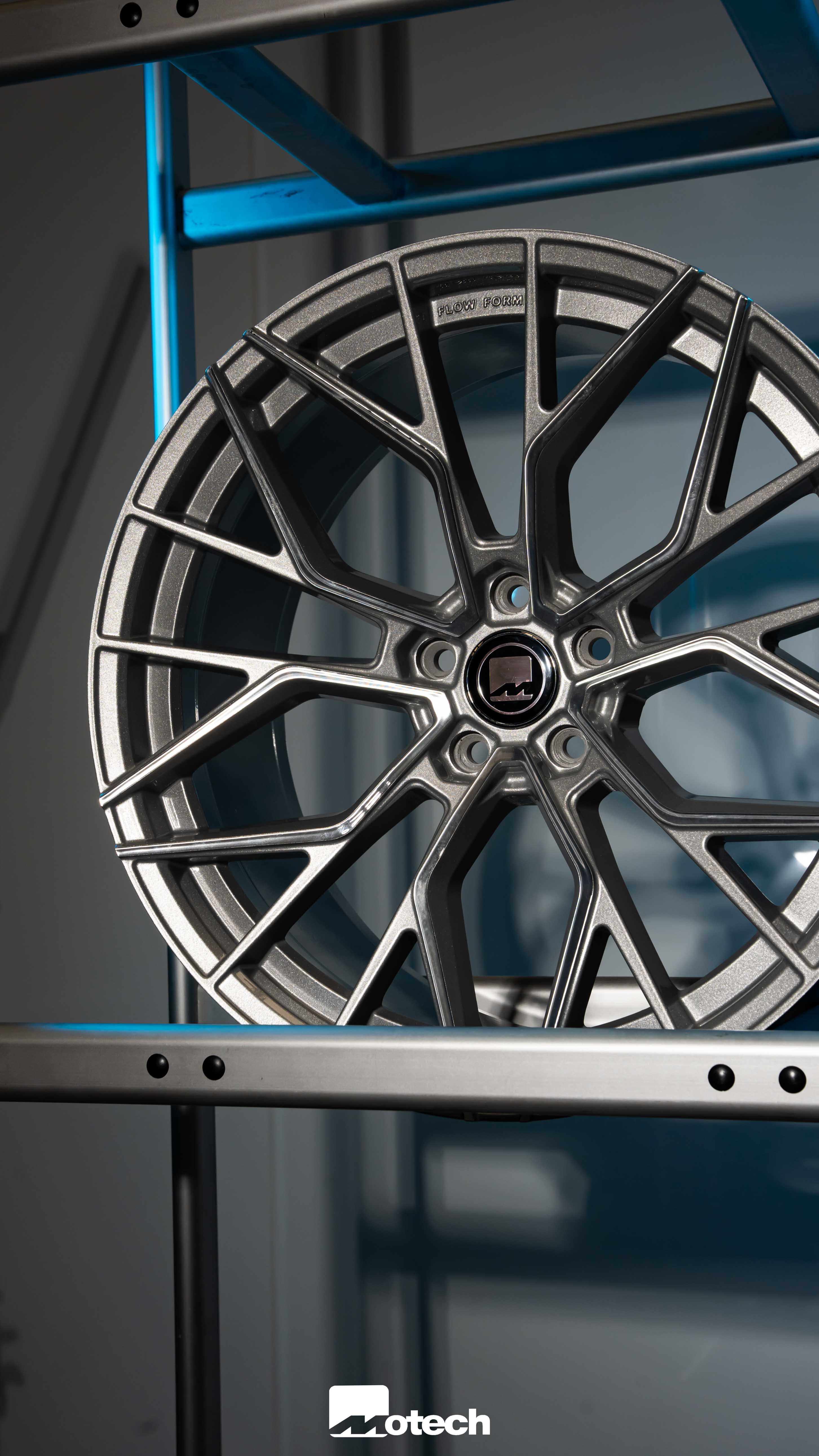 BMW 2 Series M240i G42 M-W3 20" Silver Polished Motech Wheels