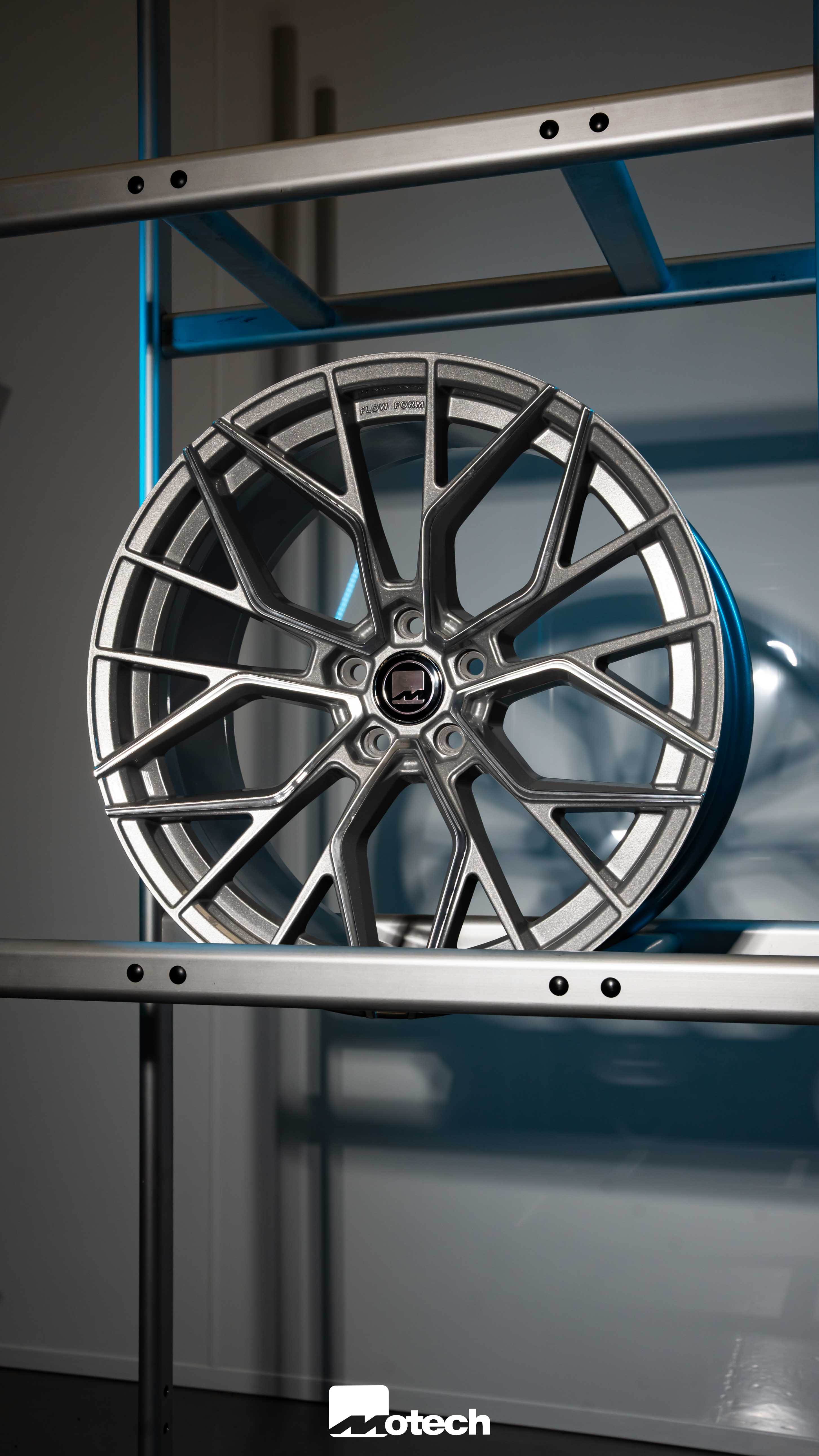 BMW 2 Series M240i G42 M-W3 20" Silver Polished Motech Wheels