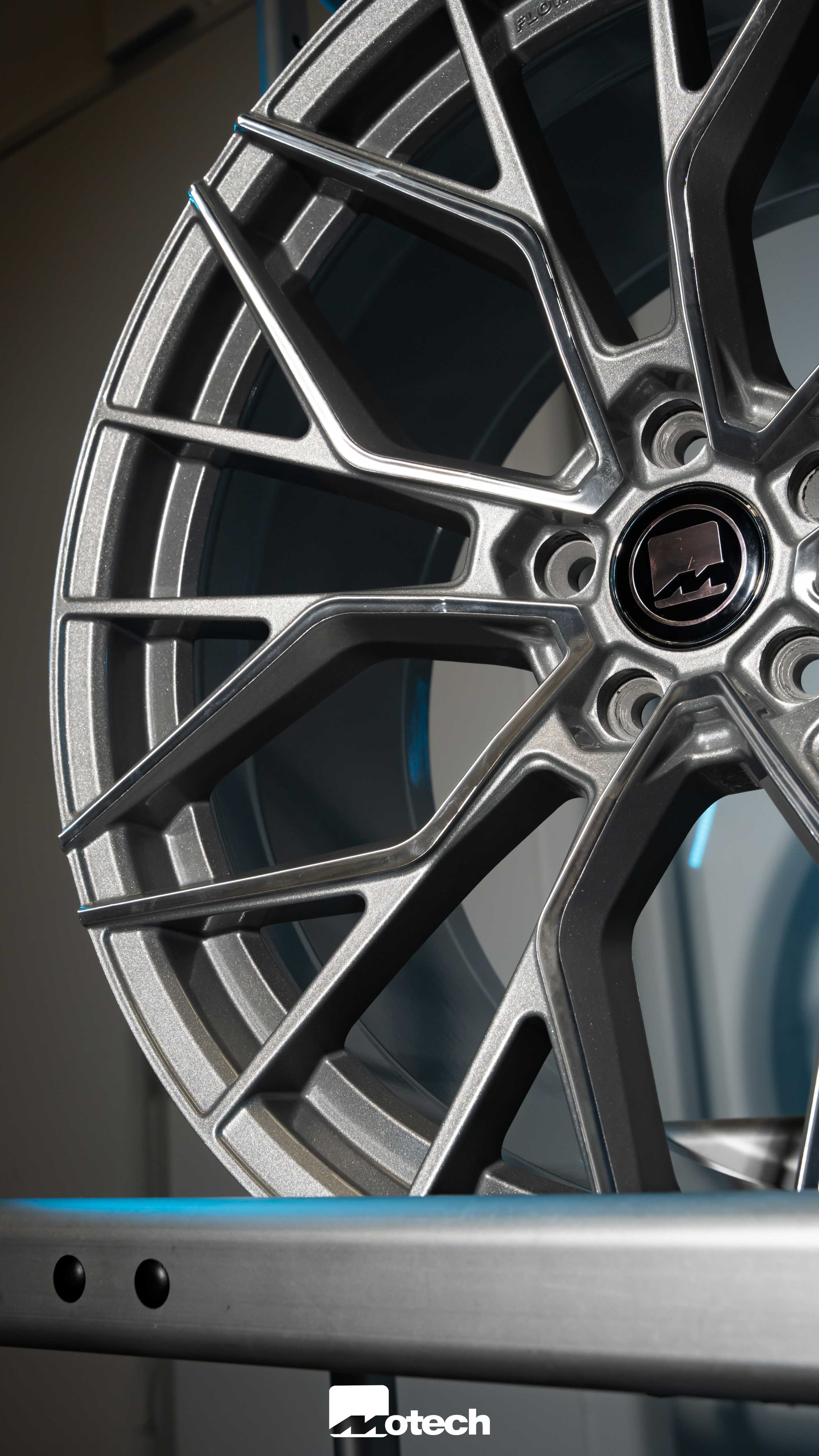 BMW 2 Series M240i G42 M-W3 20" Silver Polished Motech Wheels