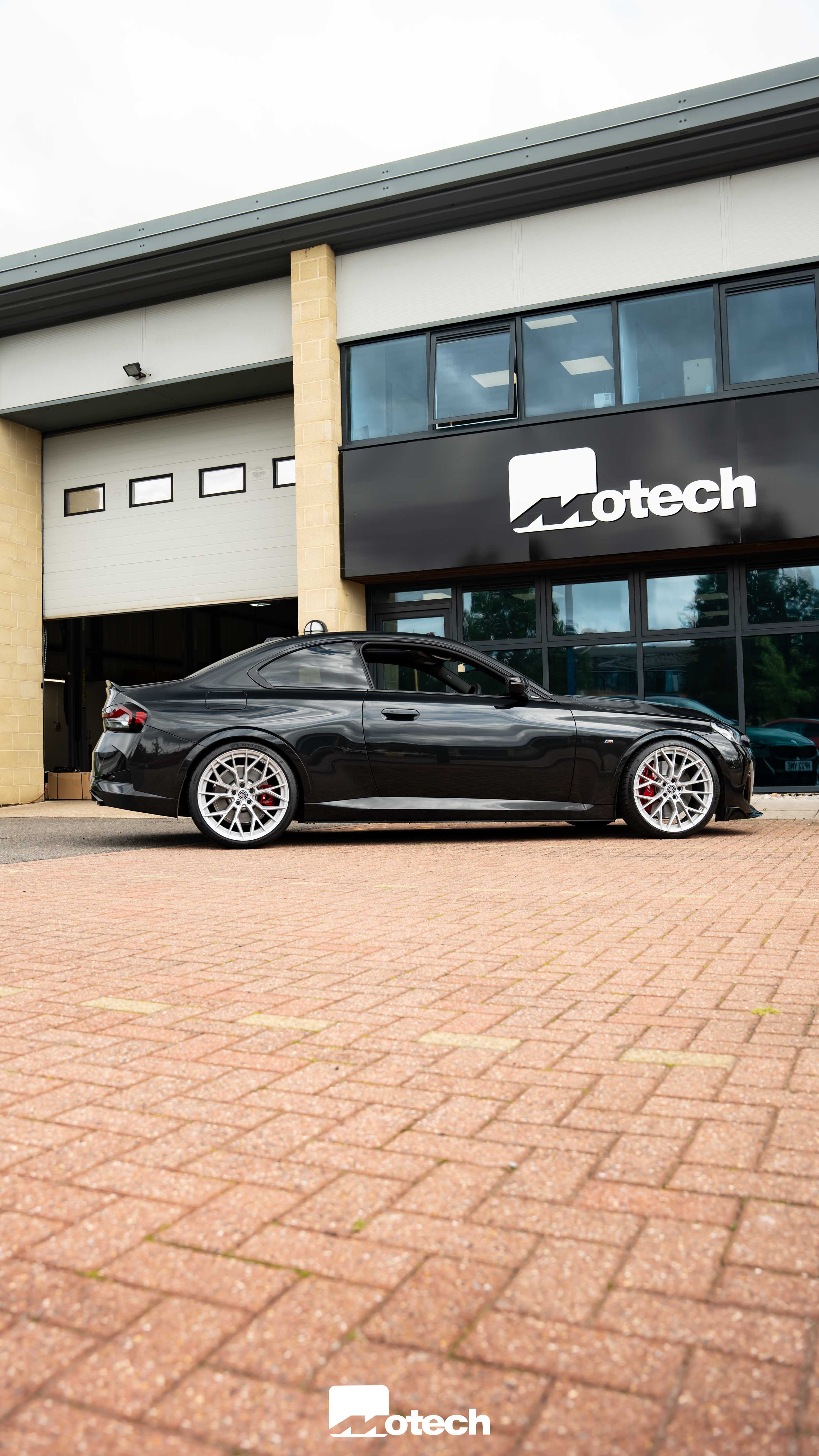 BMW 2 Series M240i G42 M-W3 20" Silver Polished Motech Wheels