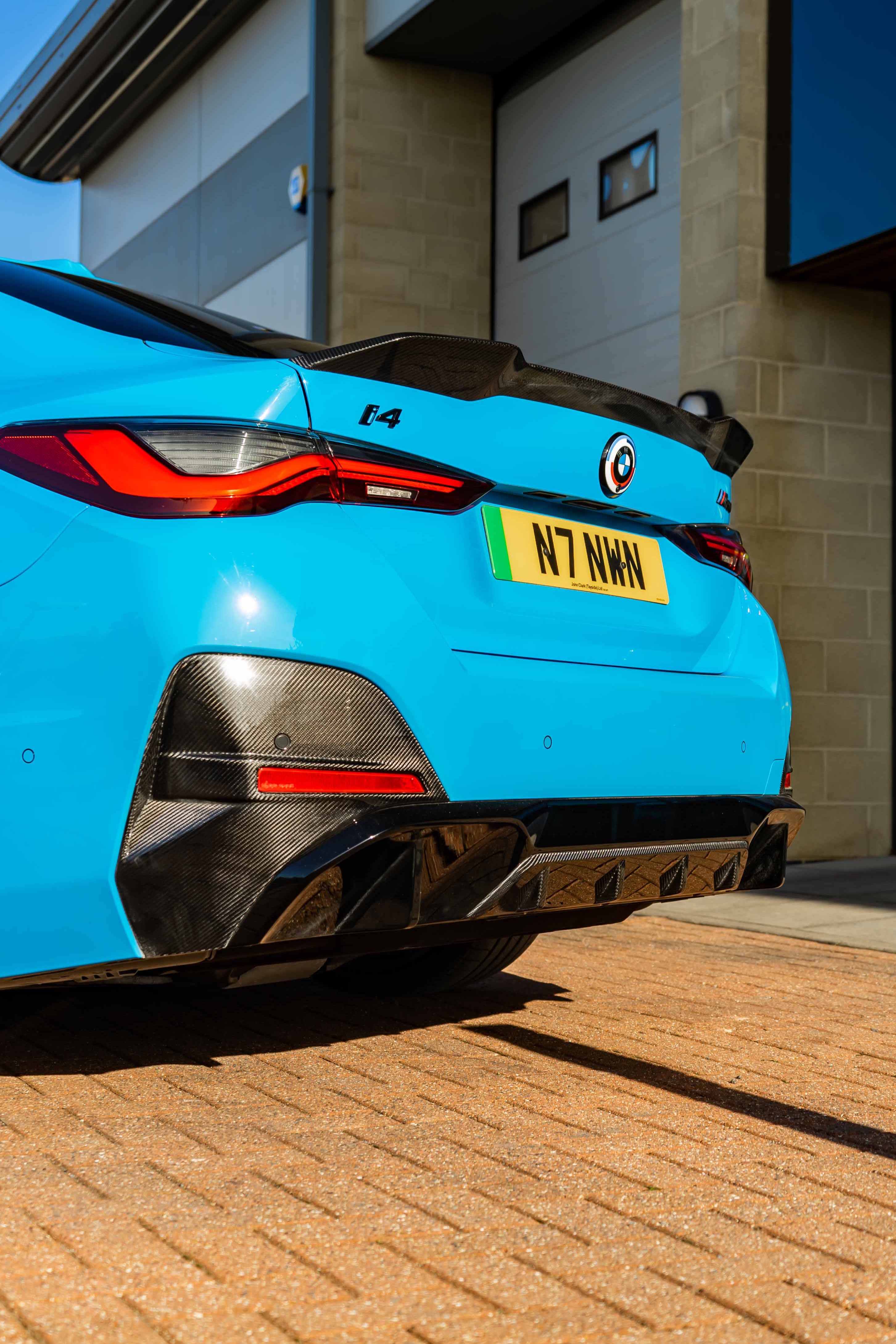 BMW i4 G26 M Performance Carbon Rear Diffuser