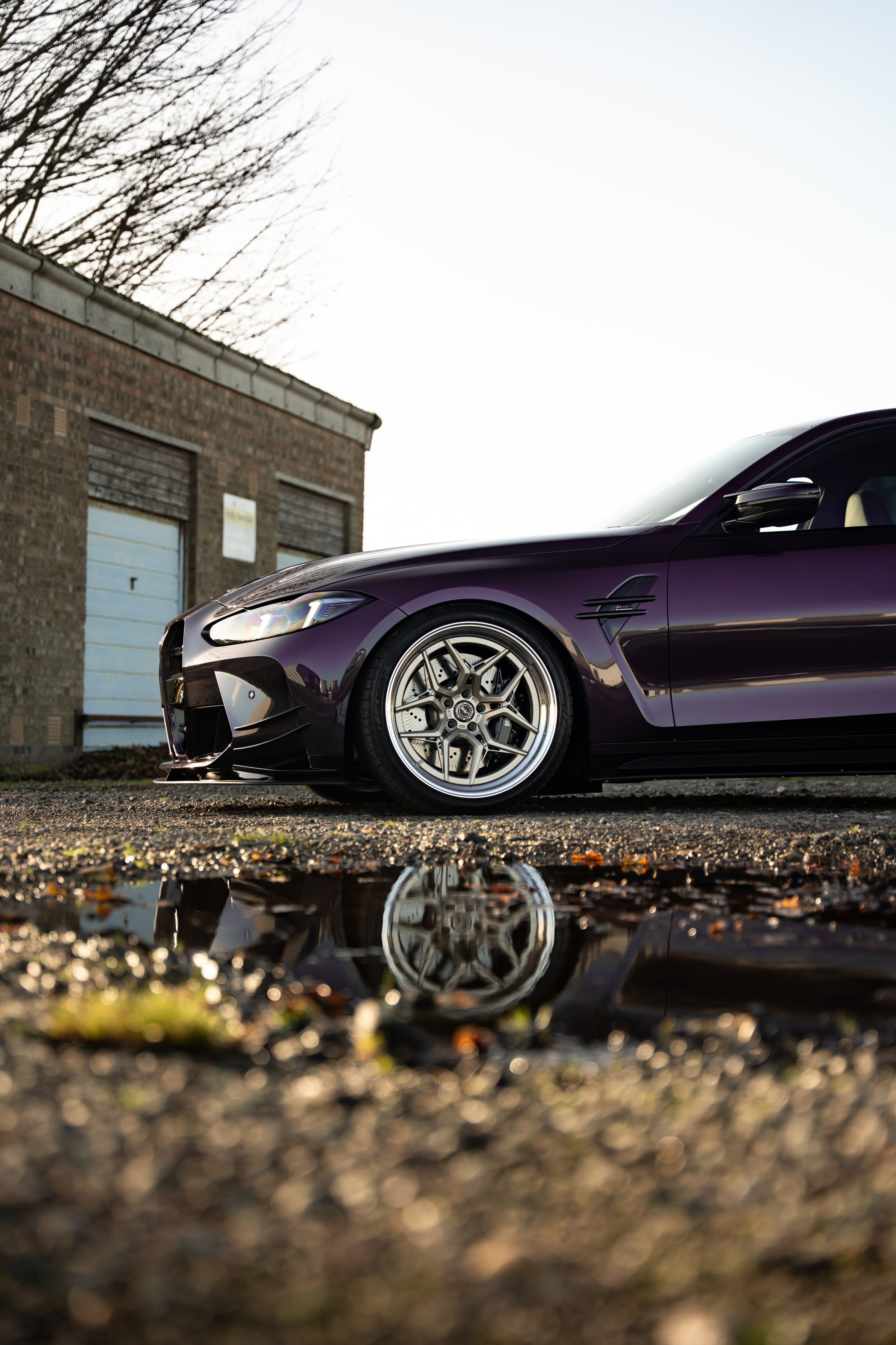 M3 G80 M-W1.2 Two-Piece Split Rim 20/21" White Gold Wheels