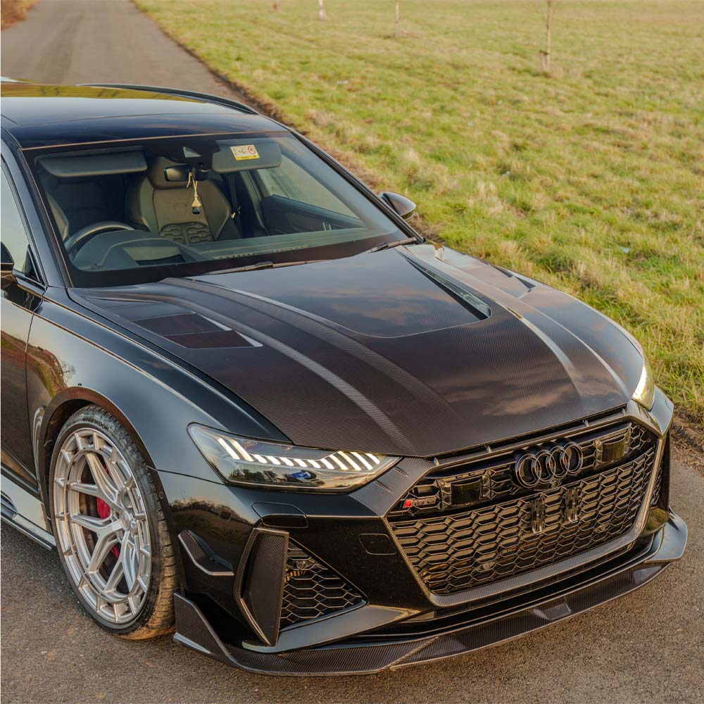 AUDI RS6 C8 2019+ FULL CARBON FIBRE FRONT END KIT - CT DESIGN