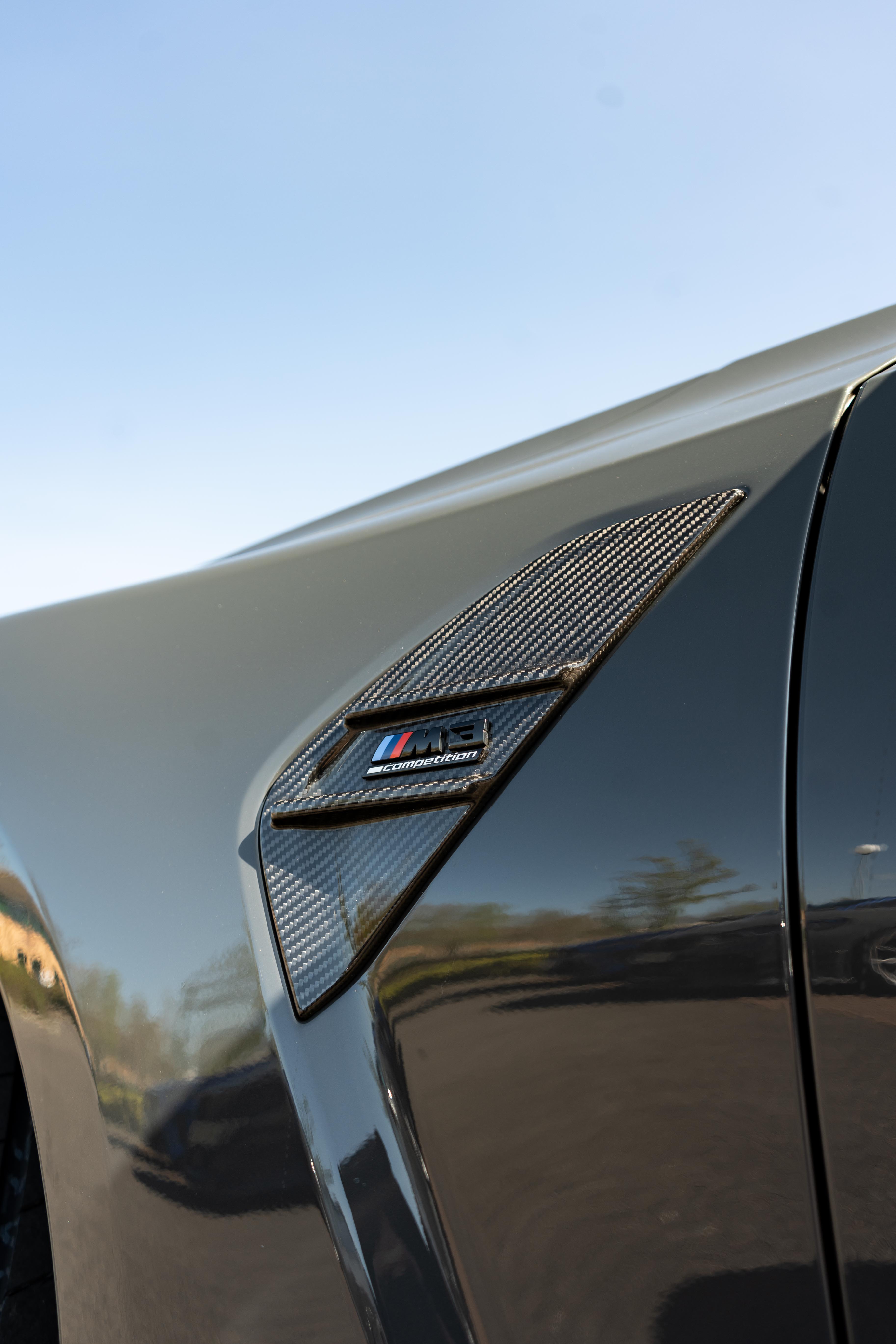 BMW M Performance Carbon fender badge G80/G81 M3