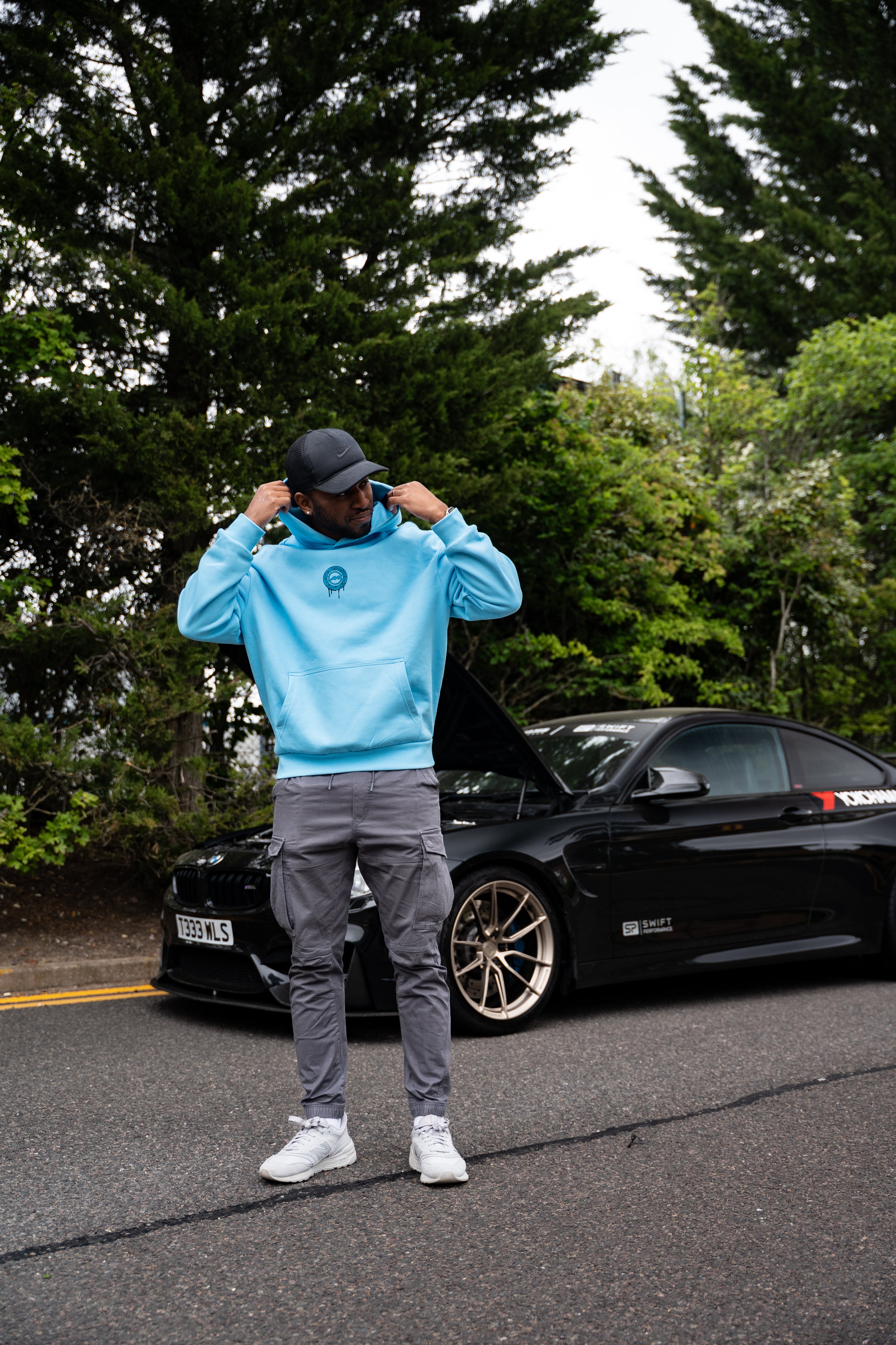 Drivewear Collection Zandvoort Blue Oversized Hoodie