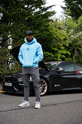 Drivewear Collection Zandvoort Blue Oversized Hoodie