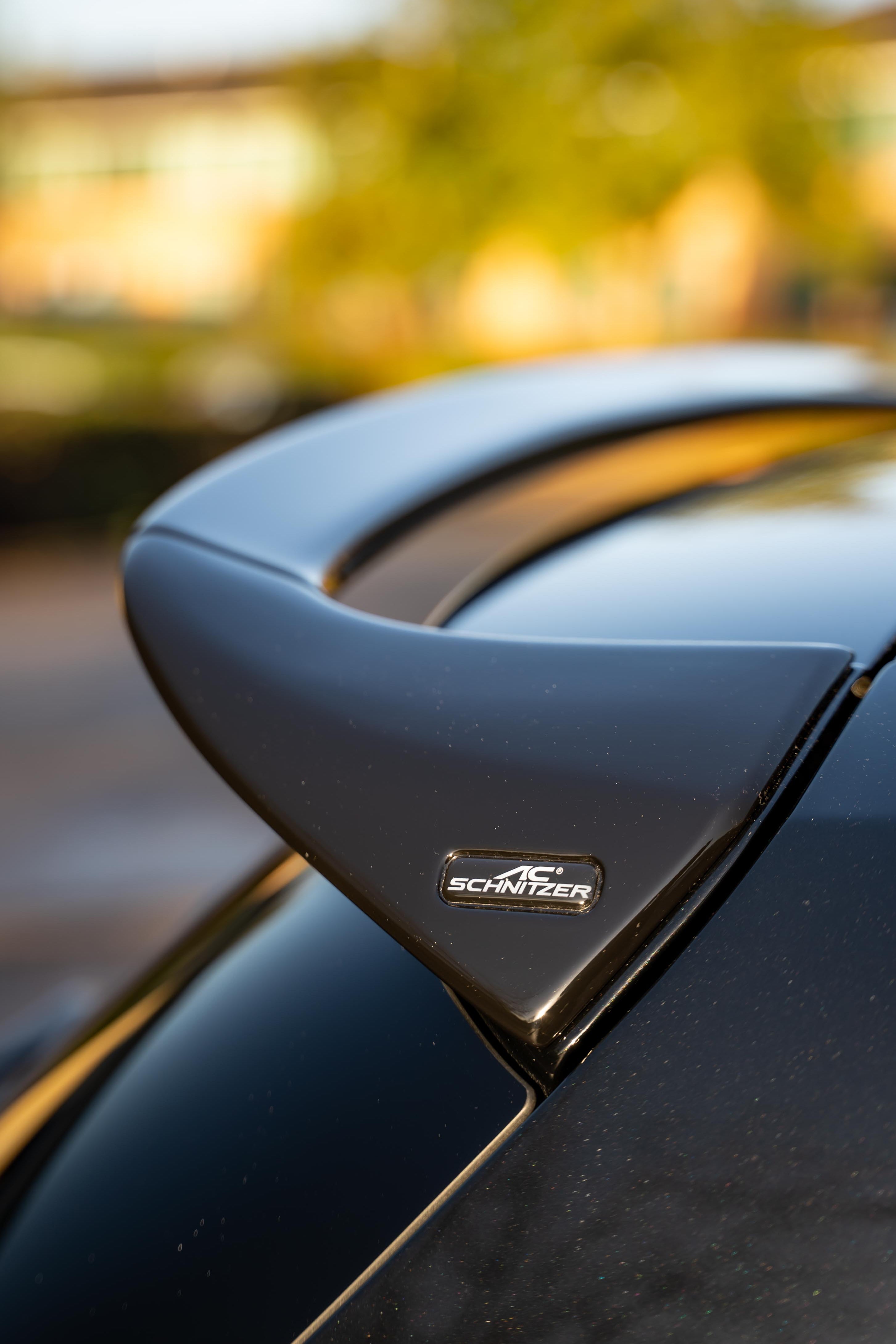 Close-up of an AC Schnitzer spoiler