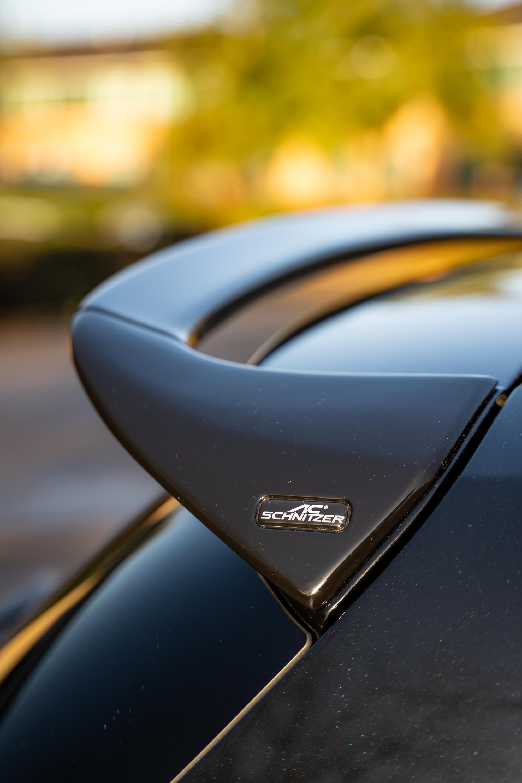 Close-up of an AC Schnitzer spoiler