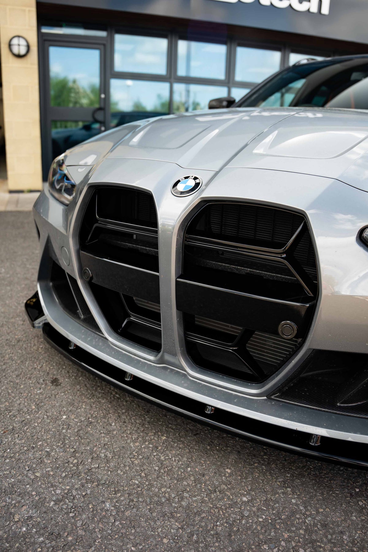 BMW M3 G80 G81 CSL Style Precision Black Front Grille