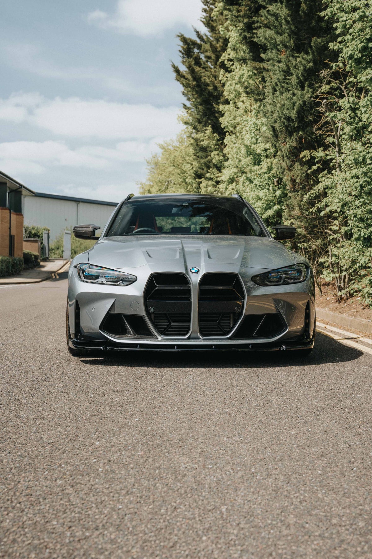 BMW M3 M4 G80 G81 G82 G83 CSL Style Gloss Black Front Grille