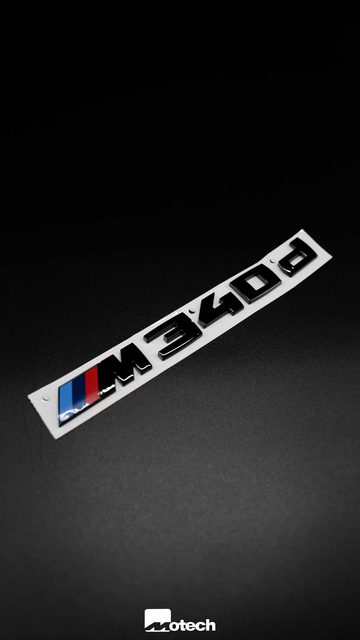 BMW Genuine Gloss Black M340D Badge